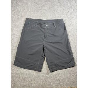 Kuhl Shorts Mens 38 Gray Nylon Spandex Stretch Hiking Outdoor Cargo Trail